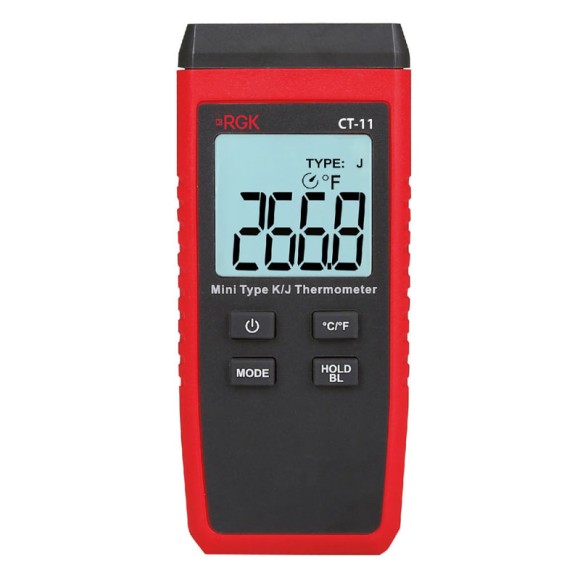 Термометр RGK CT-11 с погружным зондом температуры TR-10W с поверкой Термометр RGK CT-11 с погружным зондом температуры TR-10W с поверкой