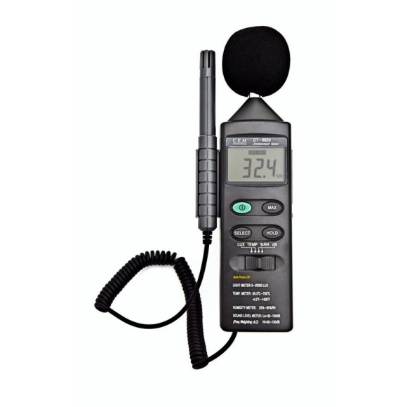 DT-8820 Измеритель параметров окружающей среды 4в1