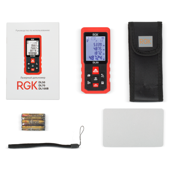 Лазерный дальномер RGK DL50 Лазерный дальномер RGK DL50