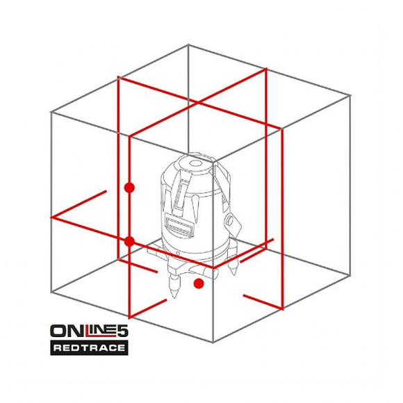 Лазерный нивелир REDTRACE ONLINE5 Plus
