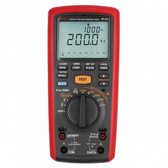 Цифровой мегаомметр RGK RT-32 Цифровой мегаомметр RGK RT-32