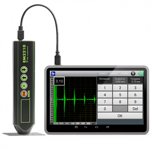 ЭМА толщиномер EM2210 ЭМА толщиномер EM2210