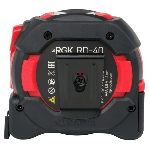 Лазерный дальномер с рулеткой RGK RD-40