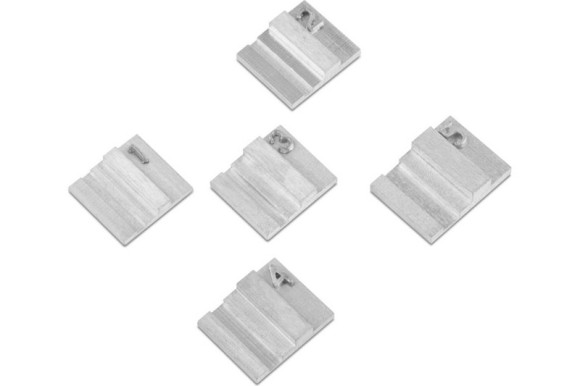 Образцы-имитаторы ЭЛИТЕСТ  вогнутости и выпуклости корня сварного шва Ti с калибровкой