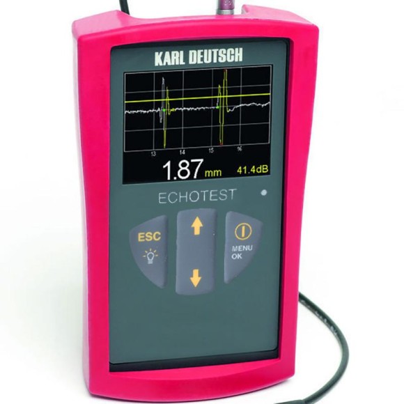ECHOTEST 1077 DATA: высокопрецизионный ультразвуковой толщиномер с А-сканом ECHOTEST 1077 DATA: высокопрецизионный ультразвуковой толщиномер с А-сканом