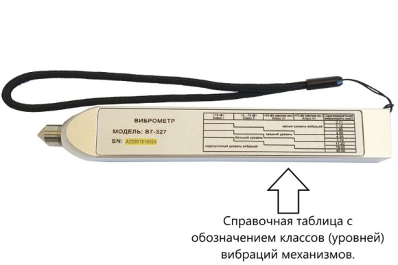 В7-327 виброметр портативный карандашного типа В7-327 виброметр портативный карандашного типа