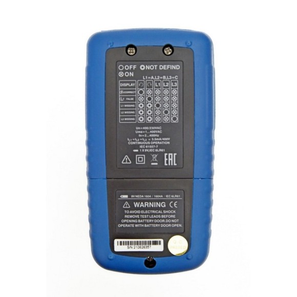 DT-902 Индикатор чередования фаз DT-902 Индикатор чередования фаз