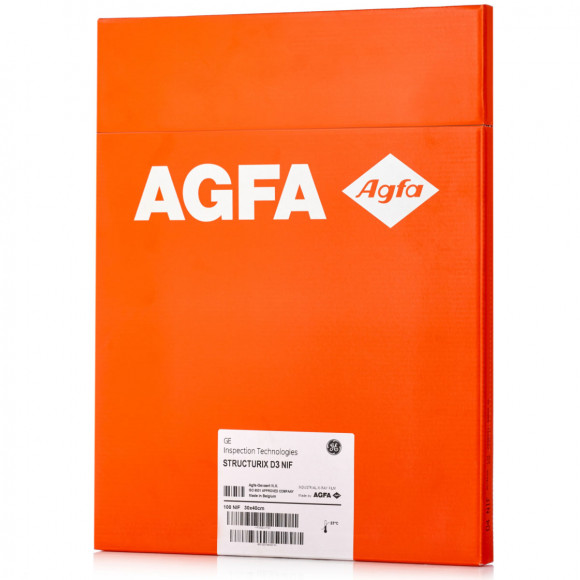 Рентгеновская пленка AGFA Structurix D3 Nif 30x40 Рентгеновская пленка AGFA Structurix D3 Nif 30x40