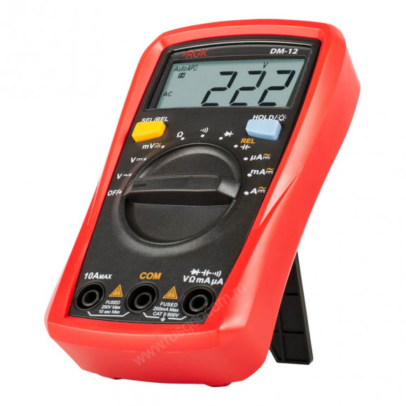 Цифровой мультиметр RGK DM-12 с поверкой Цифровой мультиметр RGK DM-12 с поверкой