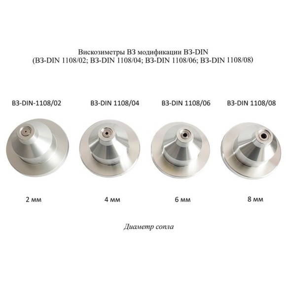Вискозиметр проточный чашечный ВЗ модификации ВЗ-DIN
