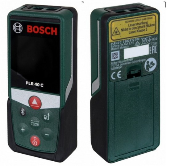 Лазерный дальномер BOSCH PLR 40 C Лазерный дальномер BOSCH PLR 40 C