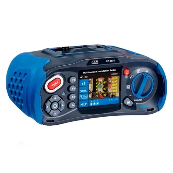 DT-6650 Тестер электроустановок многофункциональный DT-6650 Тестер электроустановок многофункциональный