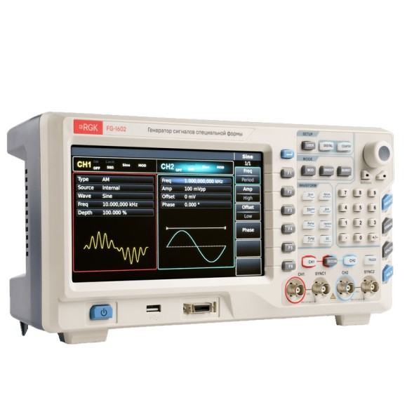 Генератор сигналов специальной формы RGK FG-1602 Генератор сигналов специальной формы RGK FG-1602
