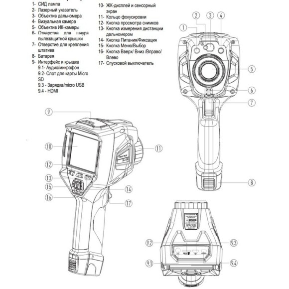 CEM DT-9897H Тепловизор профессиональный