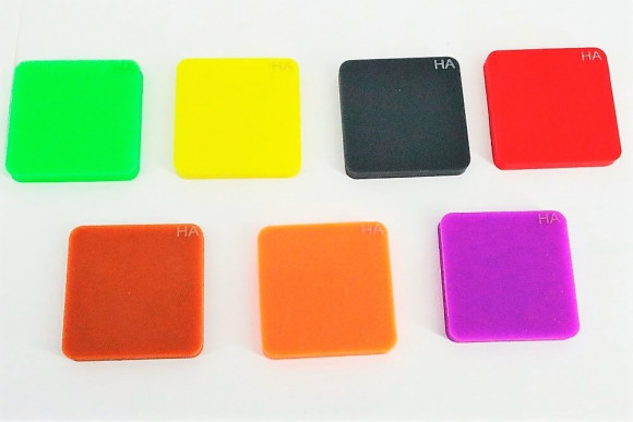 Комплект мер твёрдости Шора тип A (7 шт. HA) Комплект мер твёрдости Шора тип A (7 шт. HA)