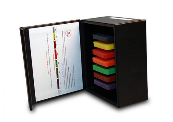 Комплект мер твёрдости Шора тип A (7 шт. HA) Комплект мер твёрдости Шора тип A (7 шт. HA)