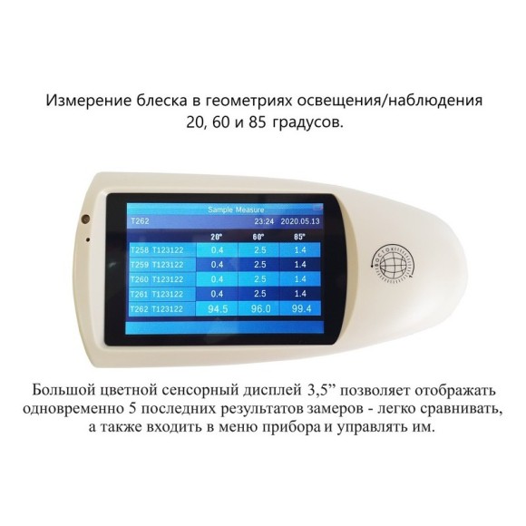 Блескомер фотоэлектрический БФ трёхугловой 20°/20°, 60°/60°, 85°/85° Блескомер фотоэлектрический БФ трёхугловой 20°/20°, 60°/60°, 85°/85°